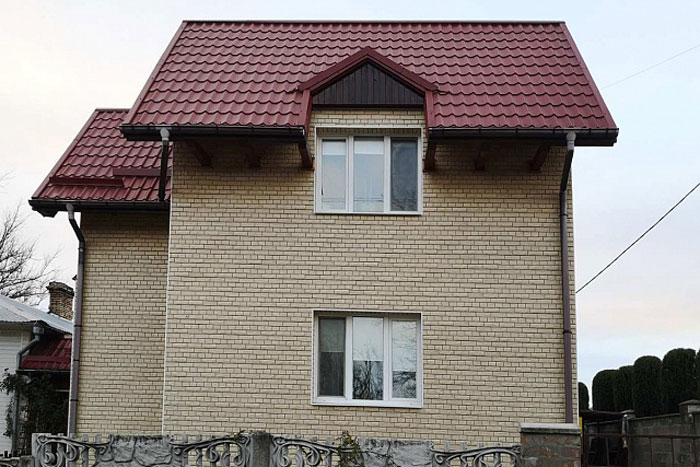 фасадна панель пластиковий цокольний сайдинг Неоліт під цеглу Альта профіль