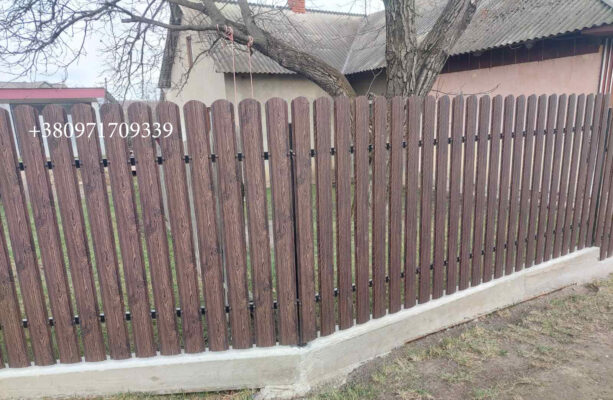 євроштахети металеві на паркан, штахети, штахетник ціна на забор